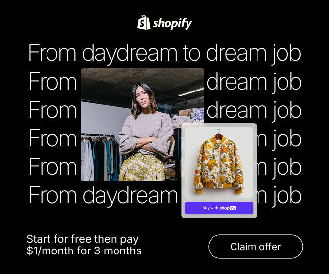 Create your Dream Website with Shopify