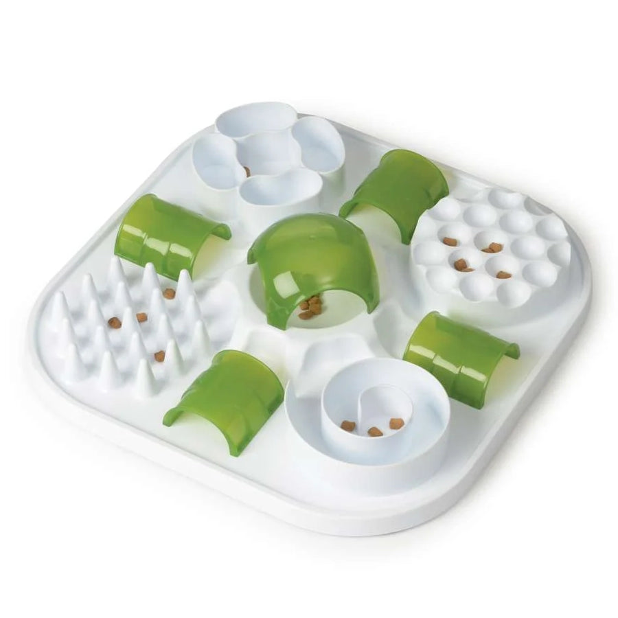Catit Play Treat Puzzle – Interactive Cat Slow Feeder with 6 Activities