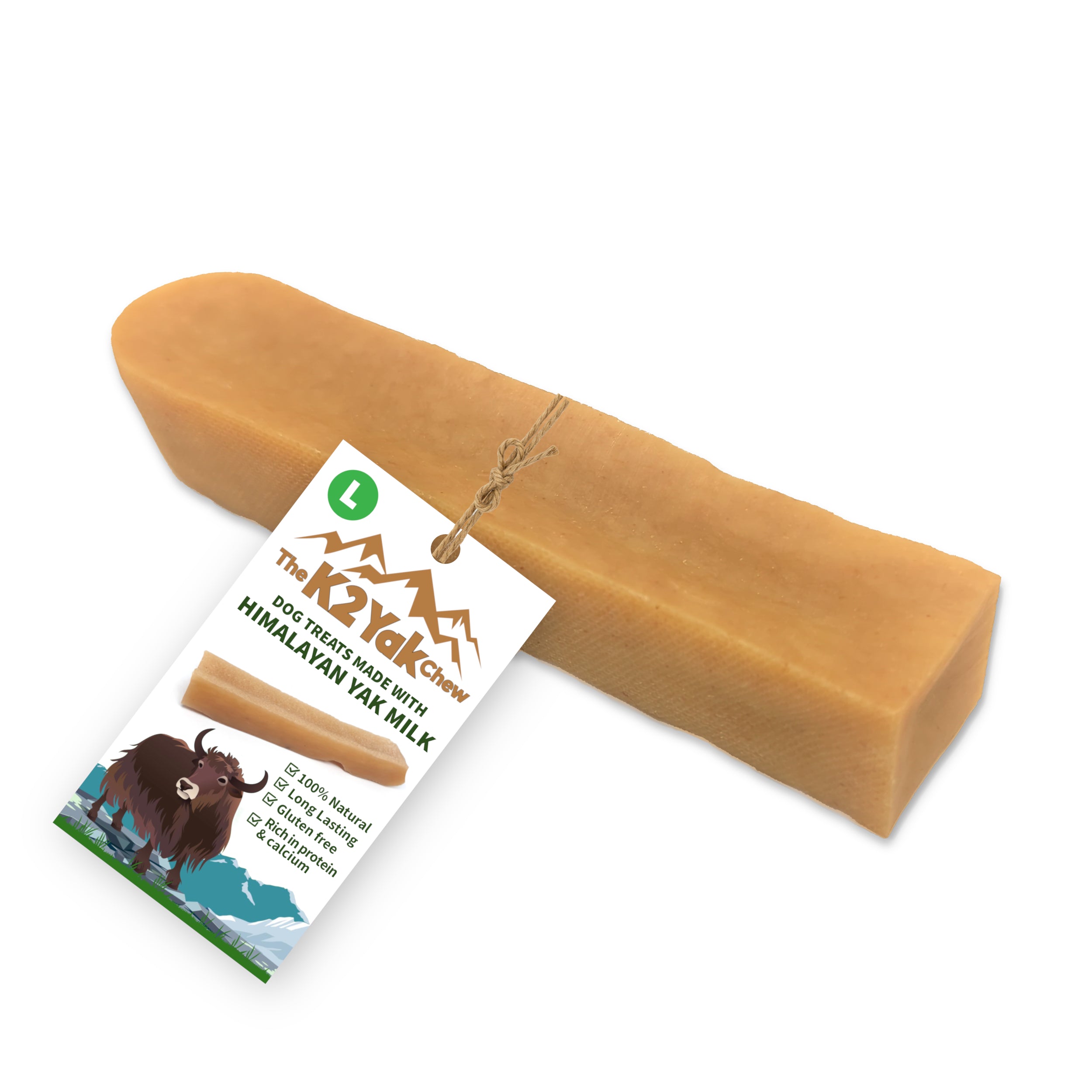 K2 Yak Chews Long Lasting Natural Dog Treats Large