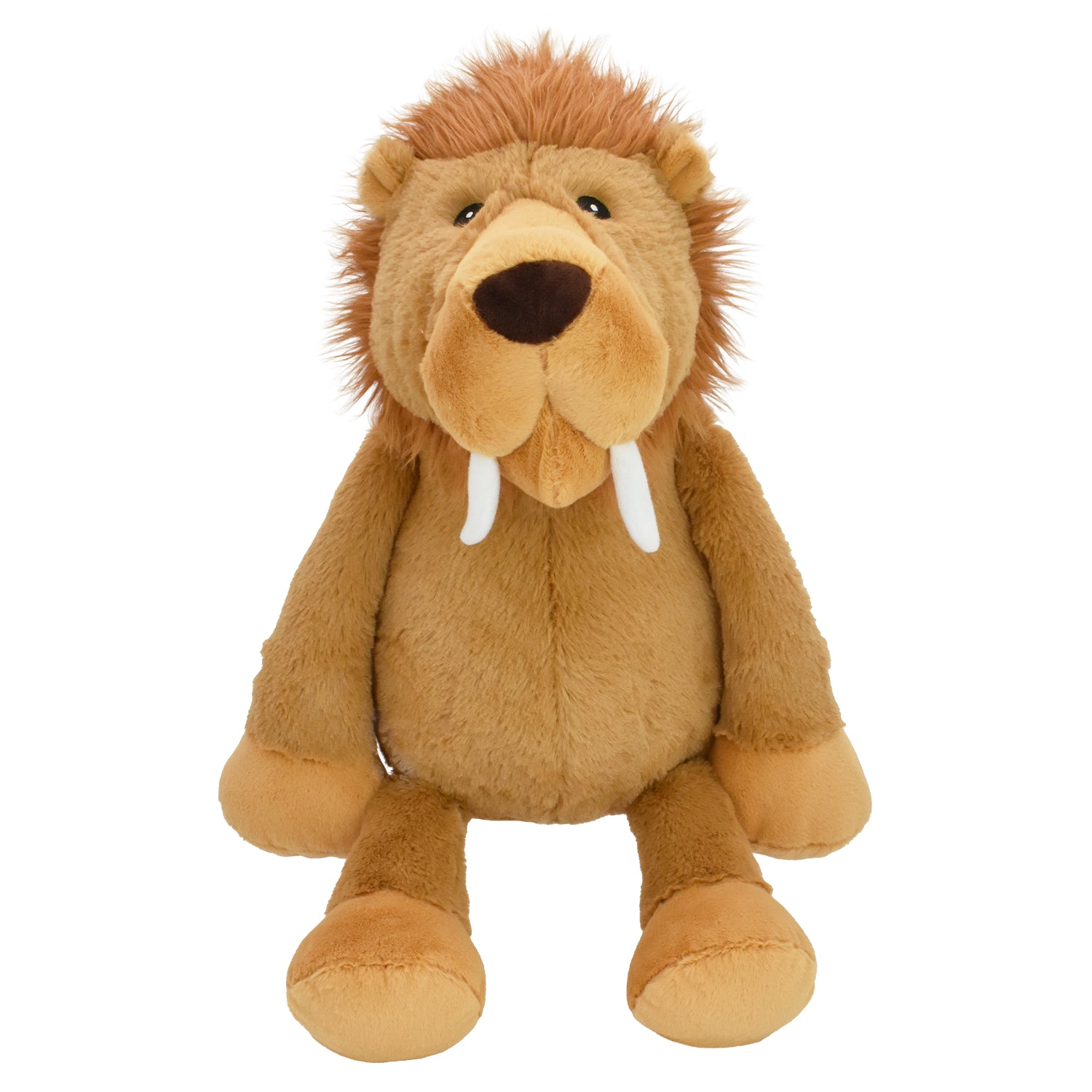 Happy Pet Sabertooth Tiger Plush Jumbo Dog Toy