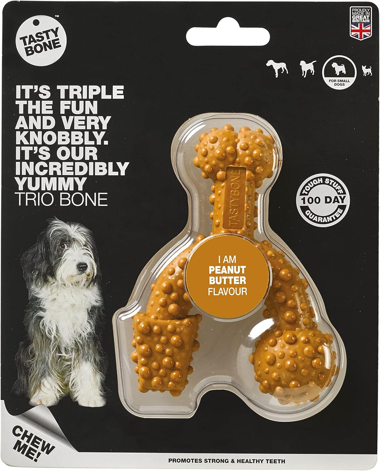 TastyBone TRIO Tough Nylon Dog Chews for Small Dogs 5 Flavours