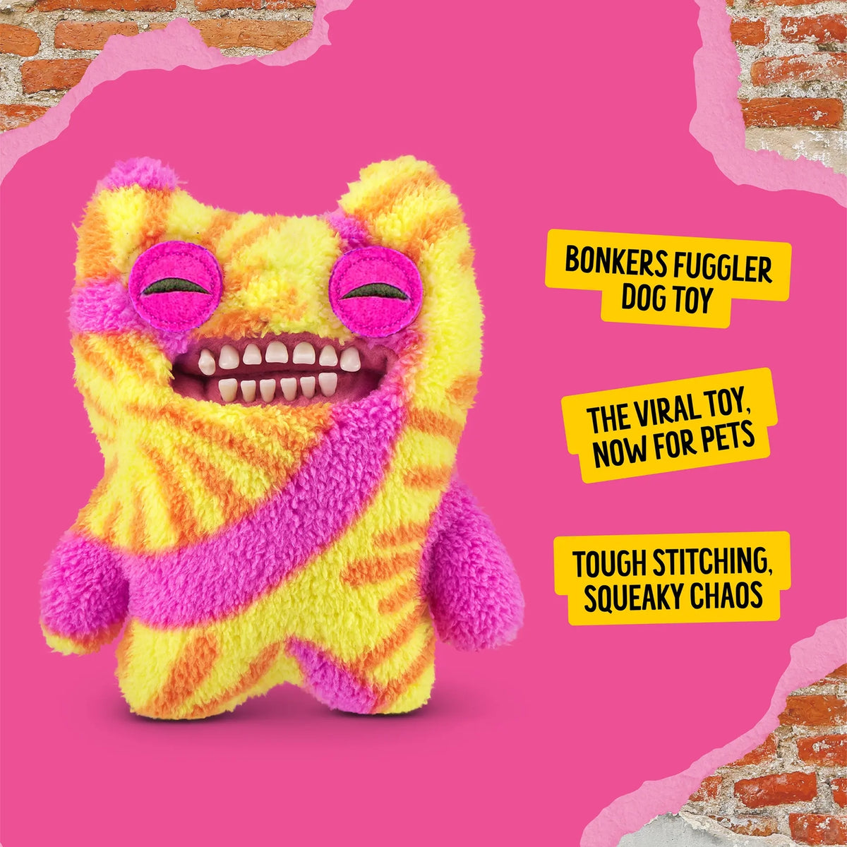 Bonkers Fuggler Dog Toy – Old Tooth