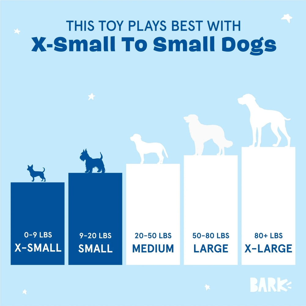 BARK Della Crawfish Plush Dog Toy