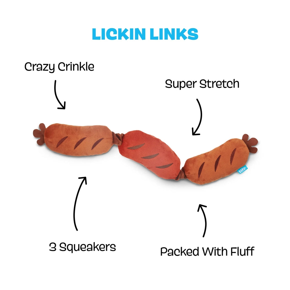 BARK Lickin' Links Plush Dog Toy