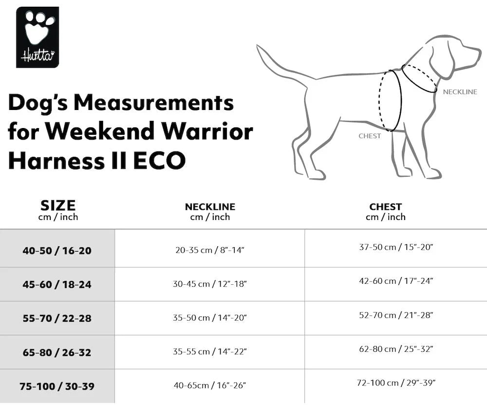 Hurtta Weekend Warrior II ECO Dog Harness Ruby 5 Sizes