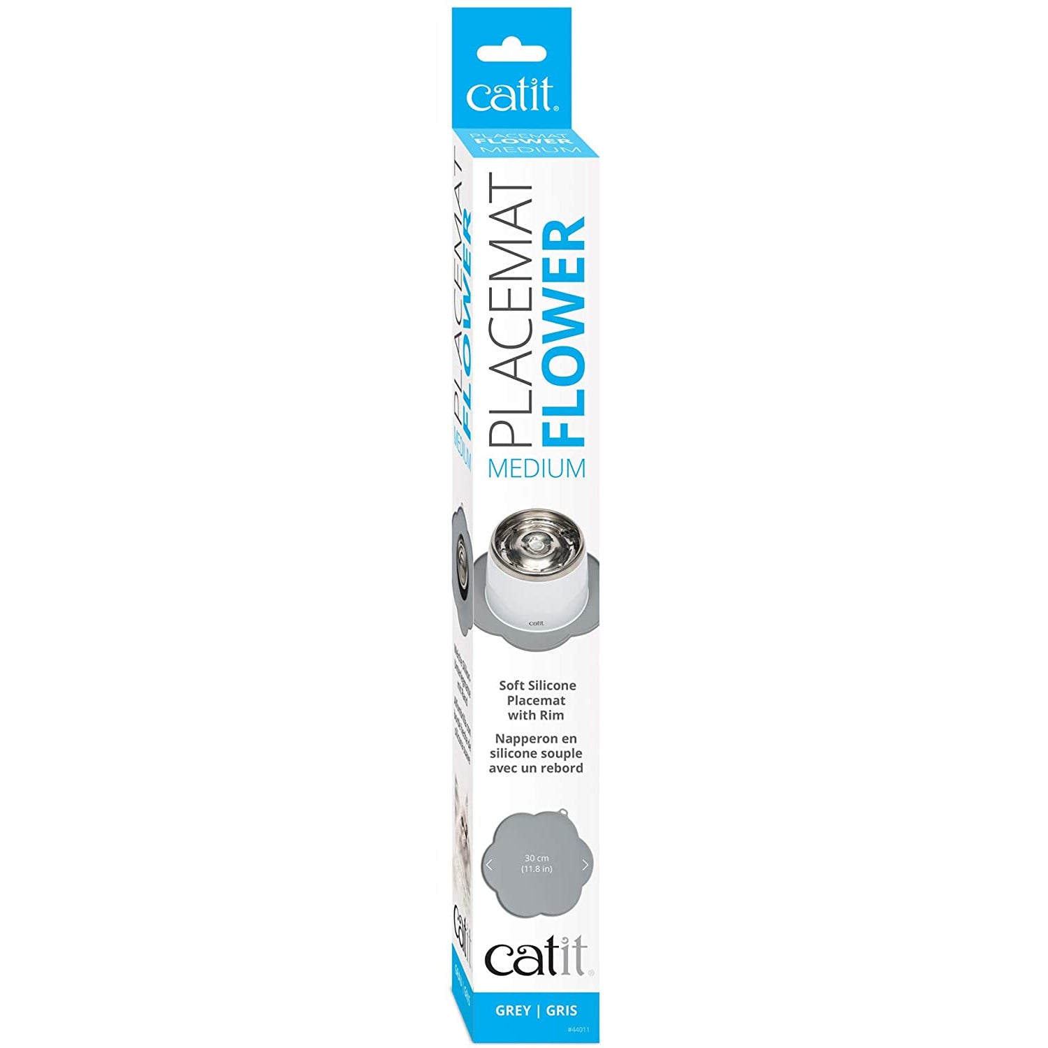 Catit Flower Fountain & Bowls Placemats Grey