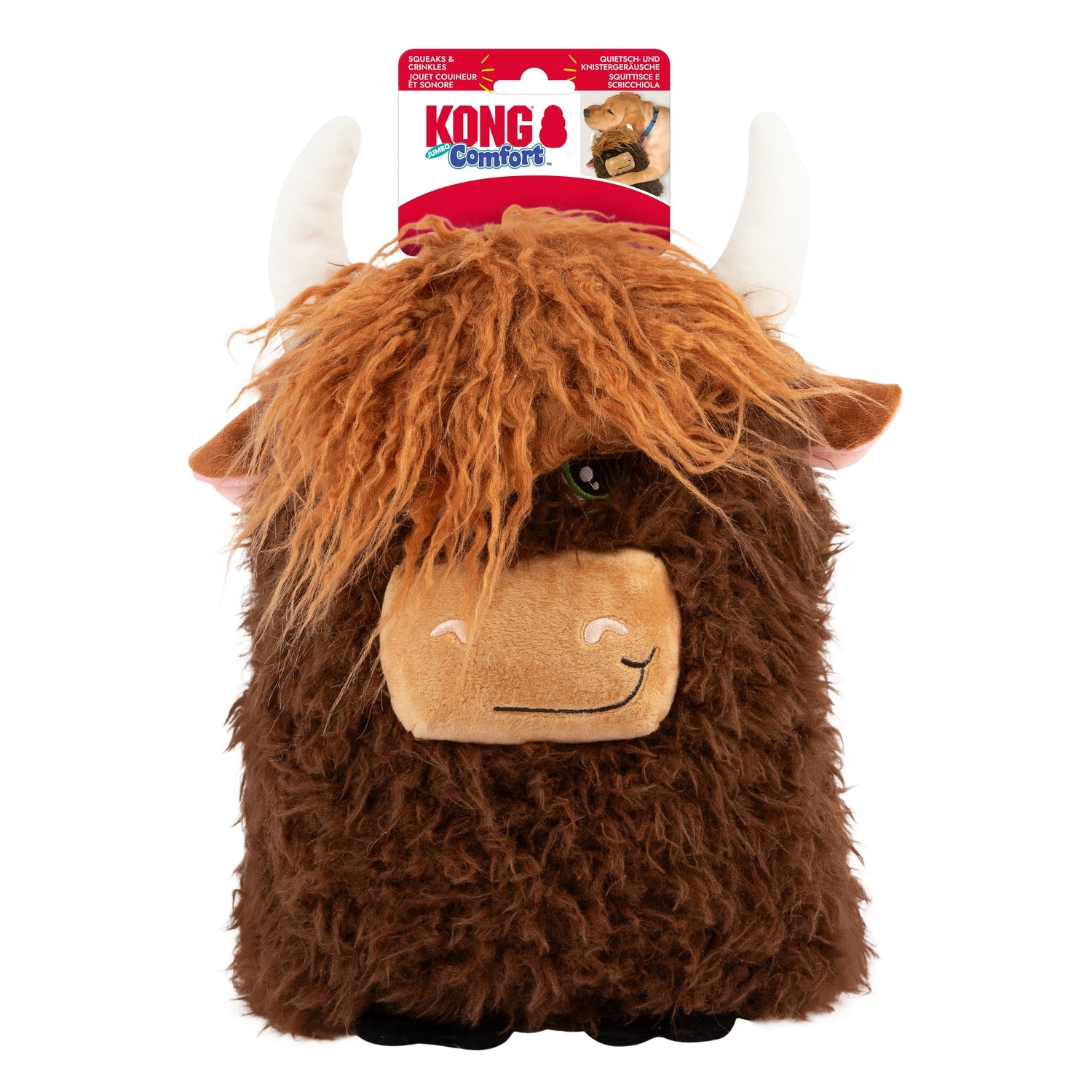KONG Comfort Jumbo Highland Cow