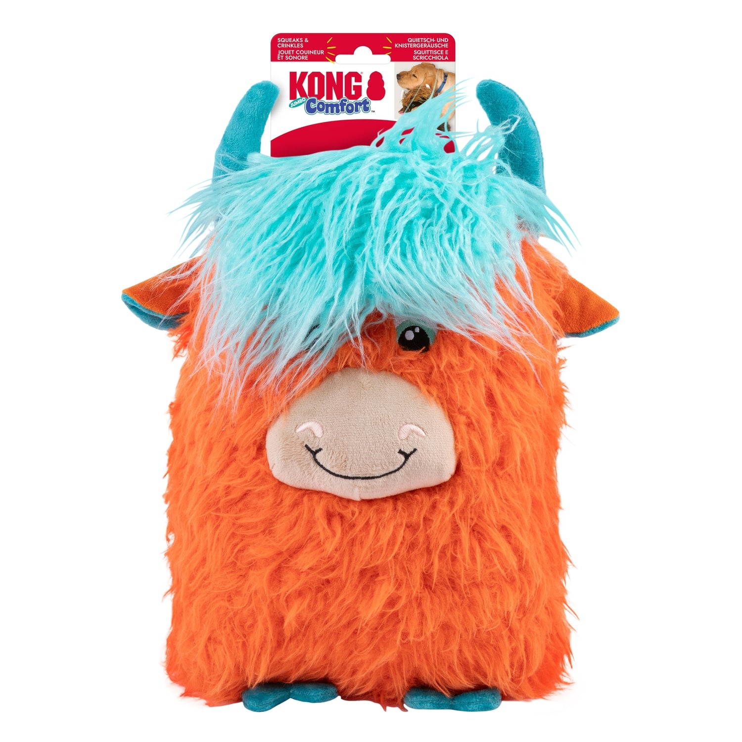 KONG Comfort Jumbo Highland Cow